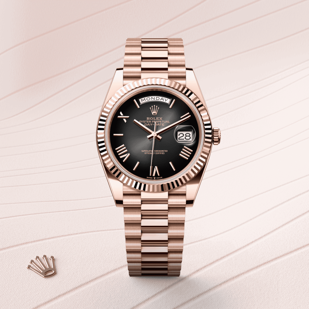Rolex Day-Date 40 Oyster, 40 mm, Everose-Gold (M228235-0055) – Juwelier-Eckstein