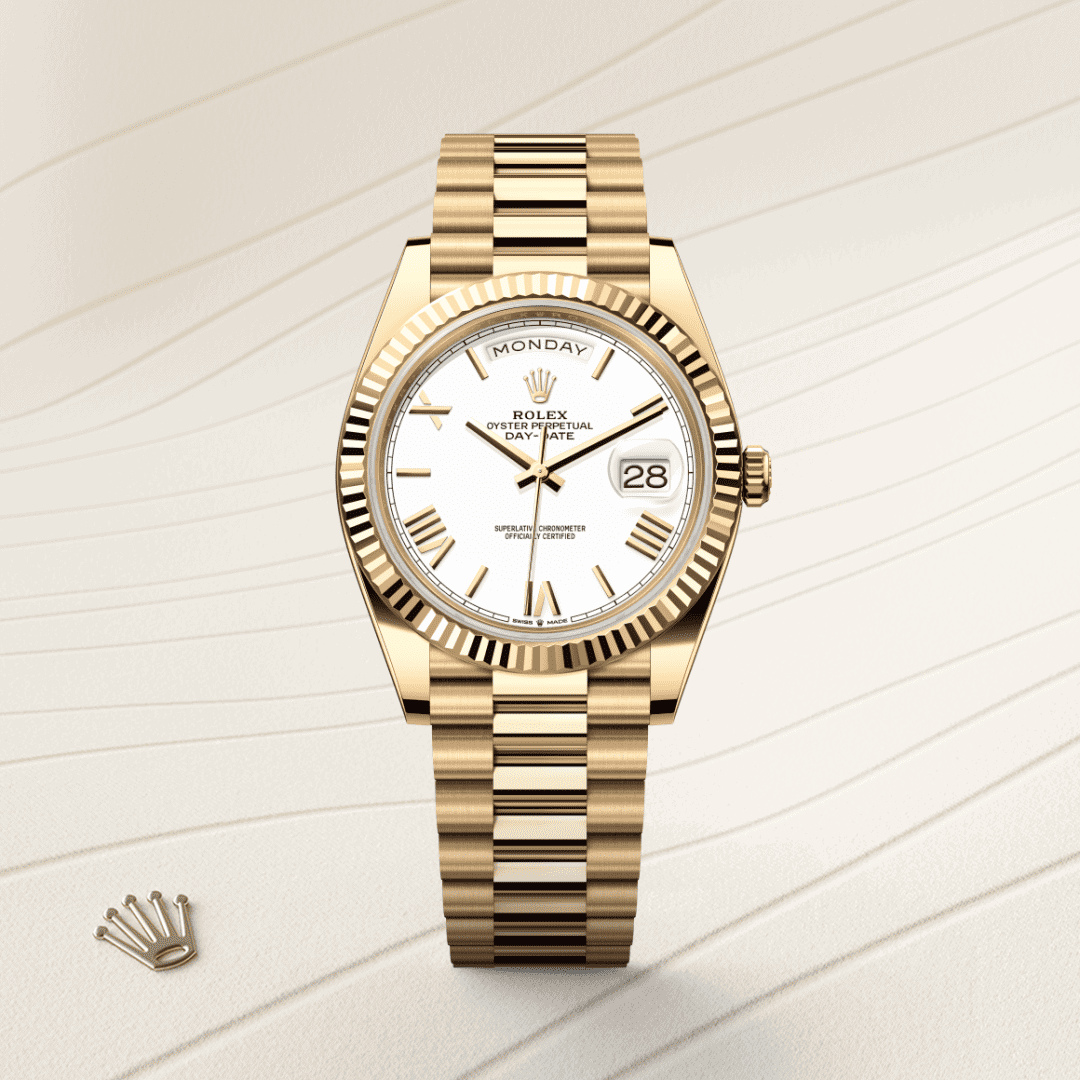 Rolex Day-Date 40 Oyster, 40 mm, Gelbgold (M228238-0042) – Juwelier-Eckstein