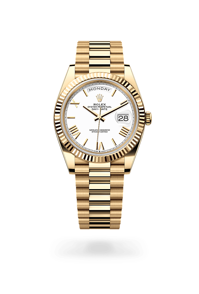 Rolex Day-Date 40 in 18 Karat Gelbgold (M228238-0042) – Juwelier-Eckstein