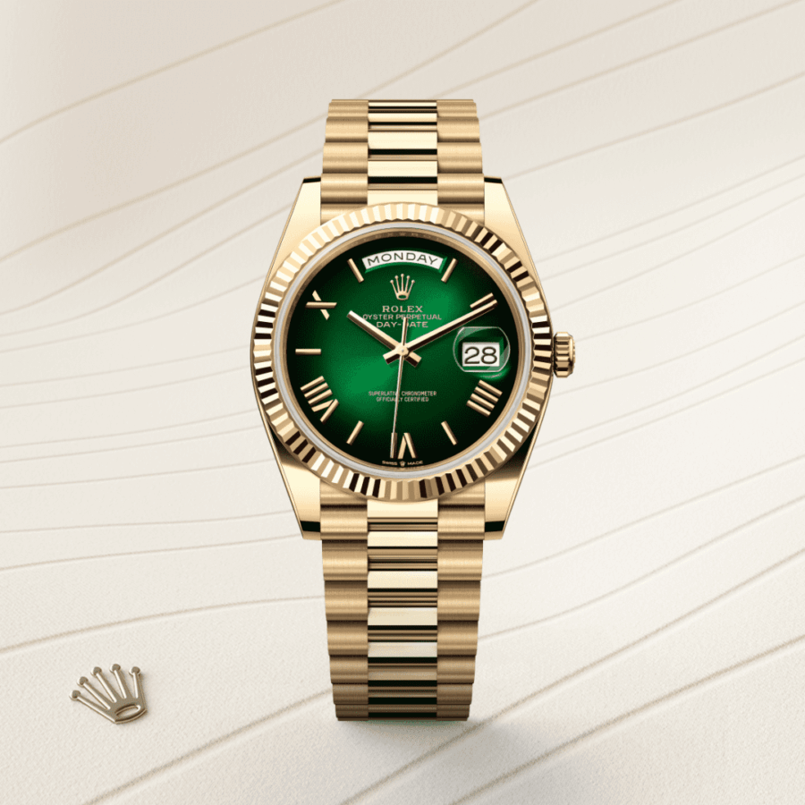 Rolex Day-Date 40 Oyster, 40 mm, Gelbgold (M228238-0069) – Juwelier-Eckstein