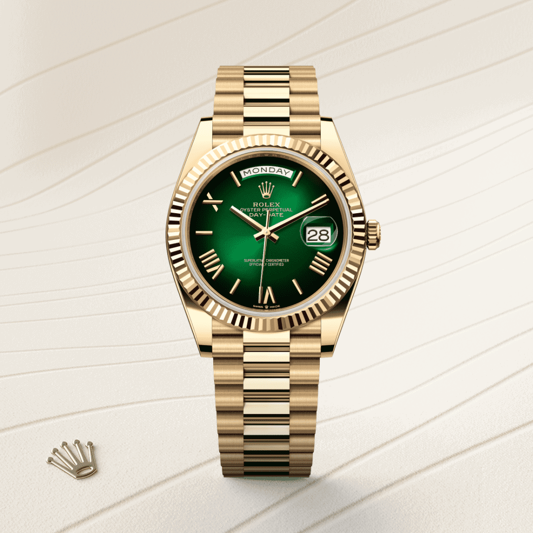 Rolex Day-Date 40 Oyster, 40 mm, Gelbgold (M228238-0069) – Juwelier-Eckstein