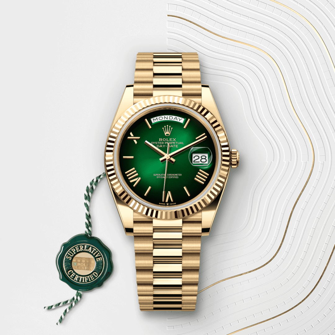 Rolex Day-Date 40 mit Kaliber 3255, Rolex Manufakturwerk (M228238-0069) – Juwelier-Eckstein