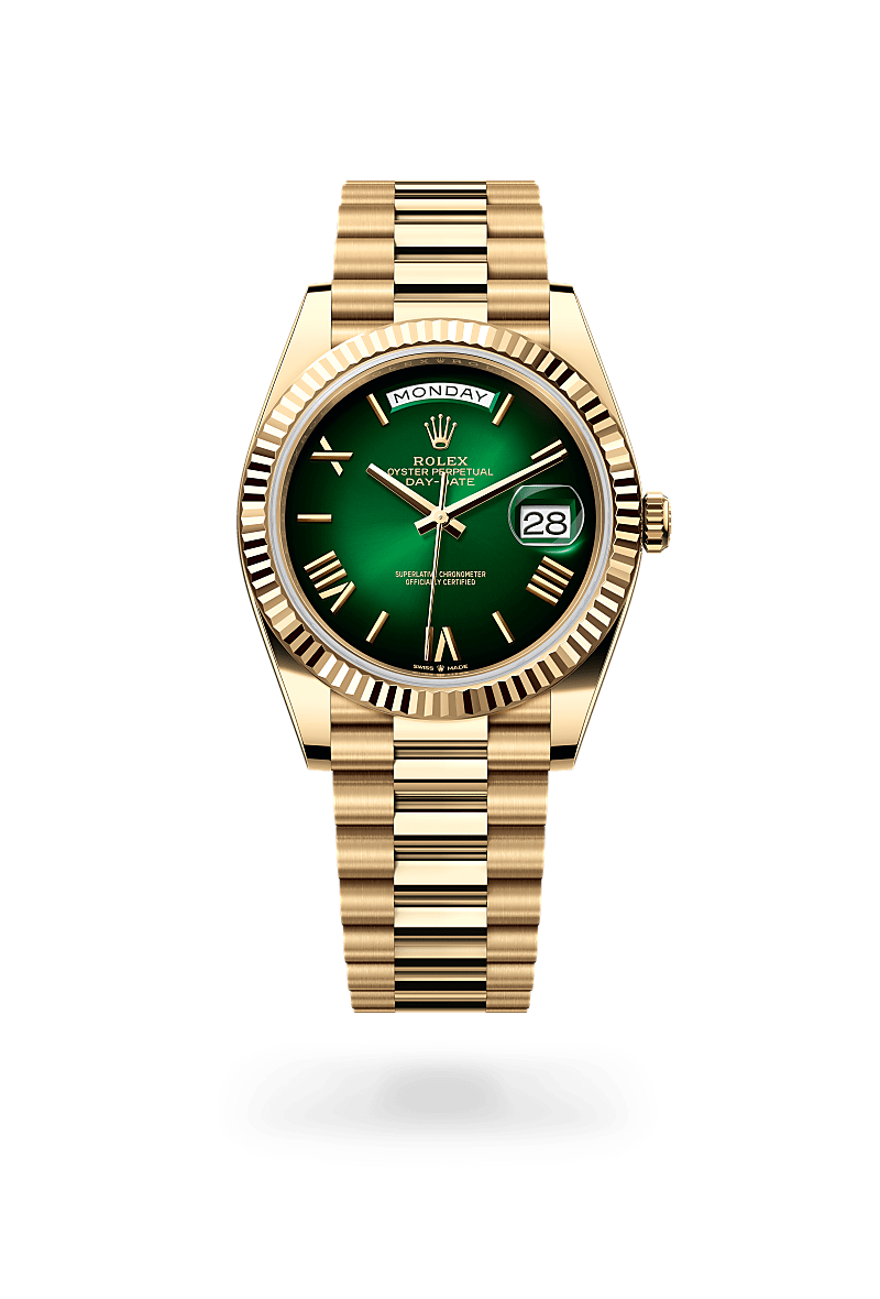 Rolex Day-Date 40 in 18 Karat Gelbgold (M228238-0069) – Juwelier-Eckstein