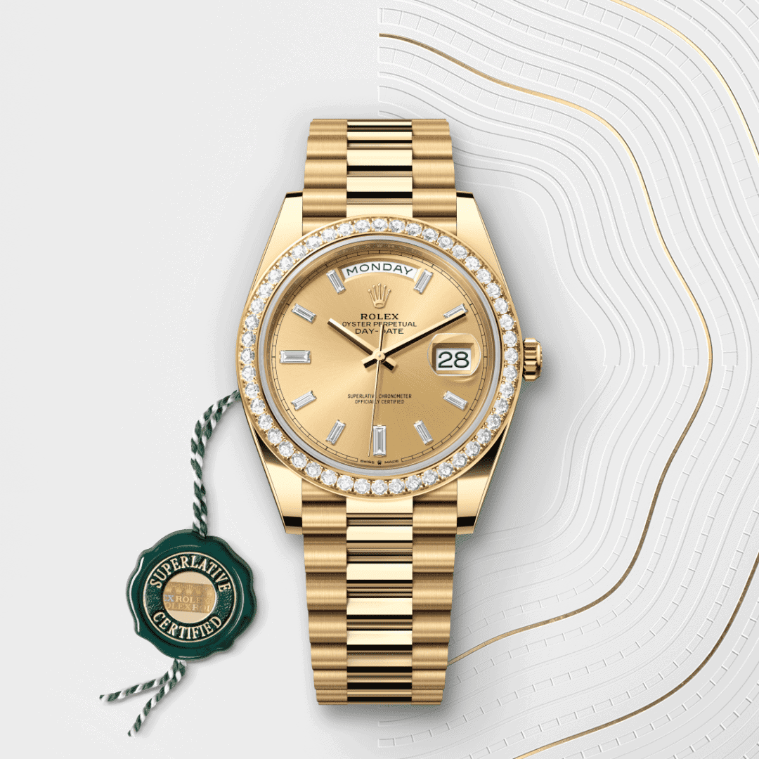 Rolex Day-Date 40 mit Kaliber 3255, Rolex Manufakturwerk (M228348RBR-0002) – Juwelier-Eckstein
