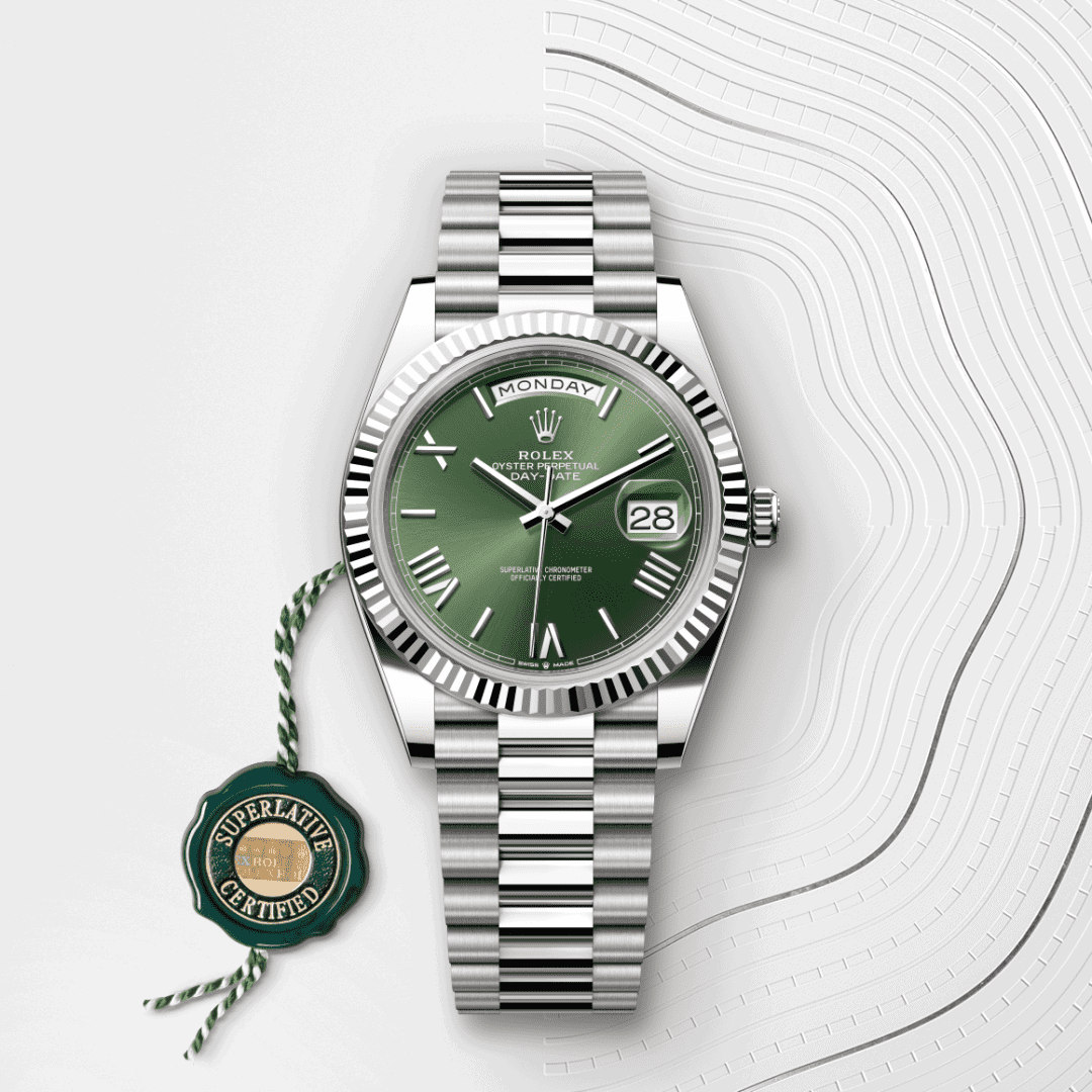 Rolex Day-Date 40 mit Kaliber 3255, Rolex Manufakturwerk (M228239-0033) – Juwelier-Eckstein