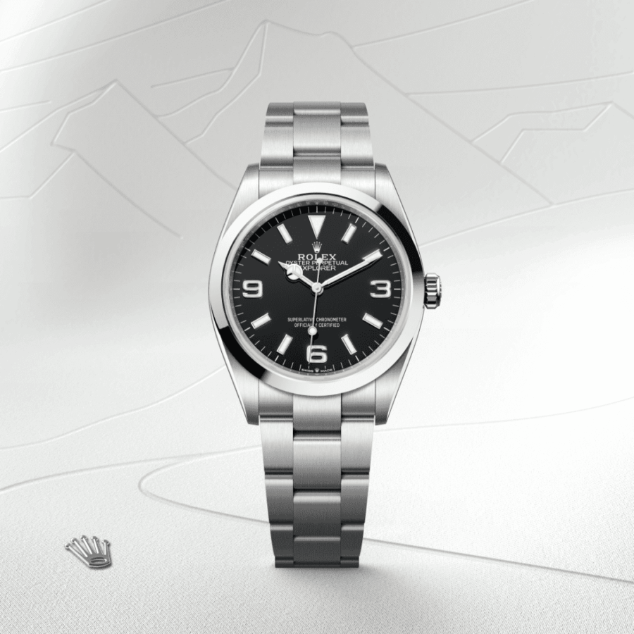 Rolex Explorer 36 Oyster, 36 mm, Edelstahl Oystersteel (M124270-0001) – Juwelier-Eckstein