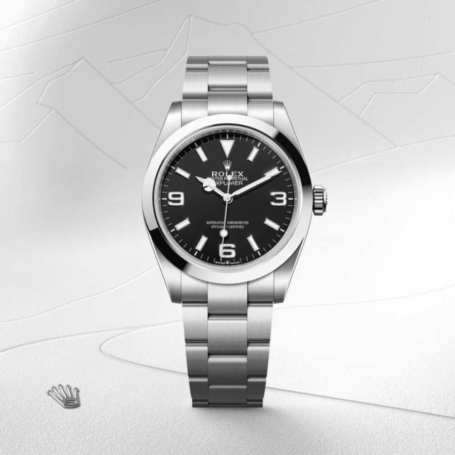 Rolex Explorer 40 Oyster, 40 mm, Edelstahl Oystersteel (M224270-0001) – Juwelier-Eckstein