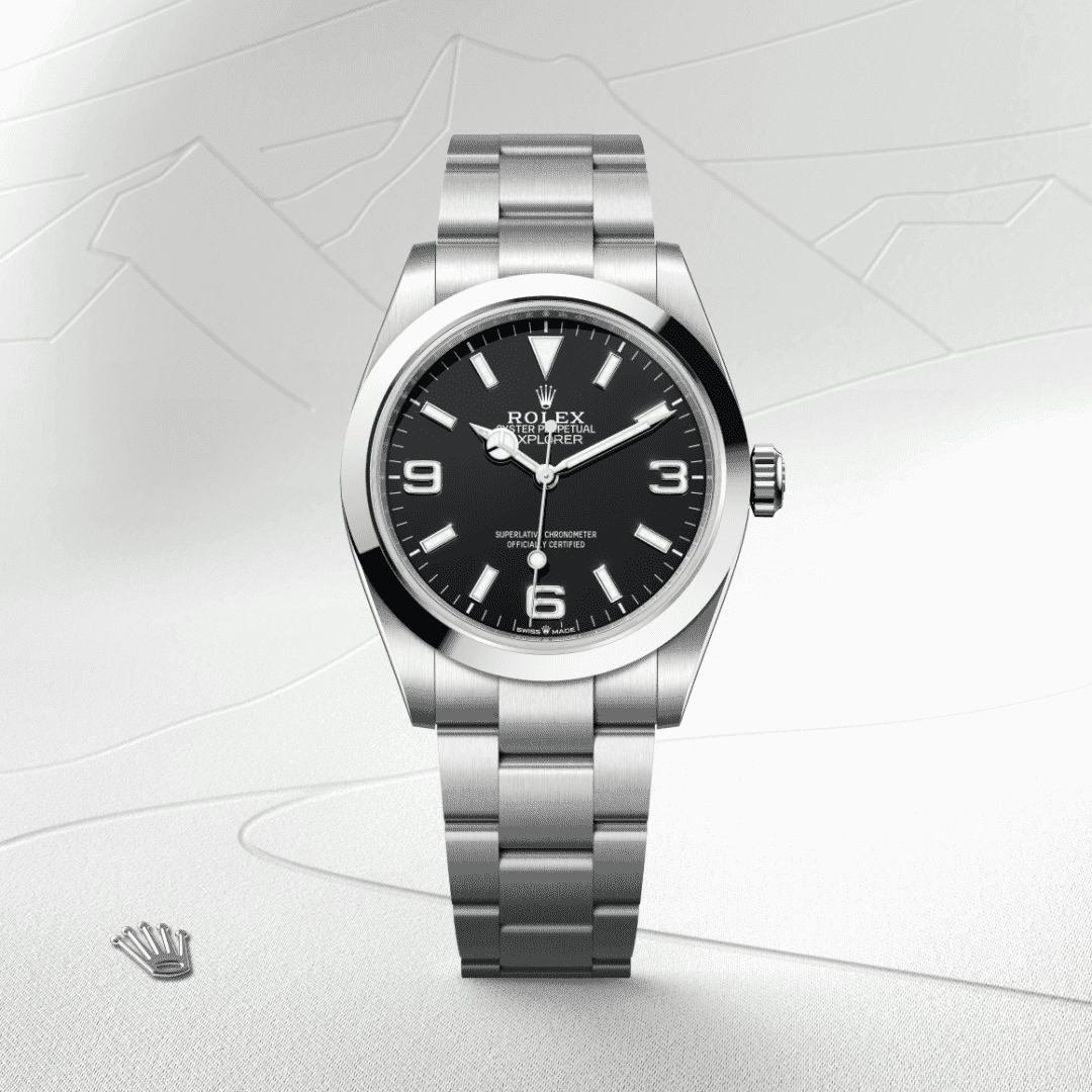 Rolex Explorer 40 Oyster, 40 mm, Edelstahl Oystersteel (M224270-0001) – Juwelier-Eckstein