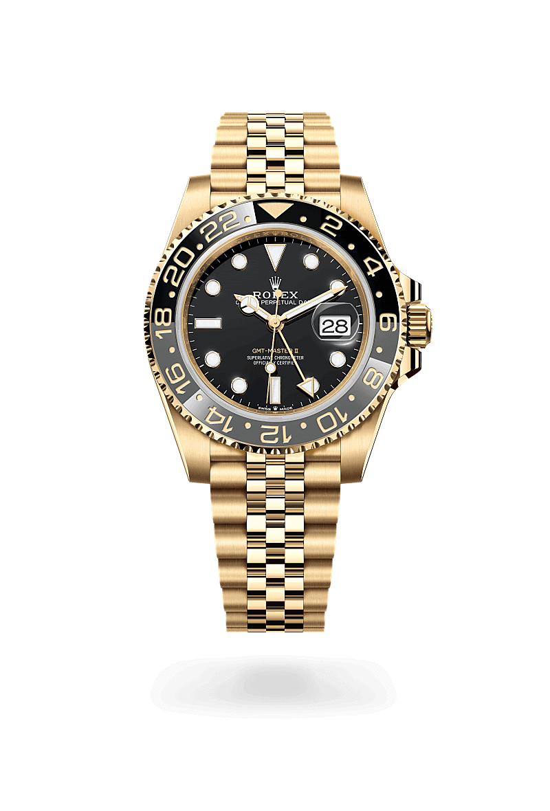 Rolex GMT-Master II in 18 Karat Gelbgold (M126718GRNR-0001) – Juwelier-Eckstein