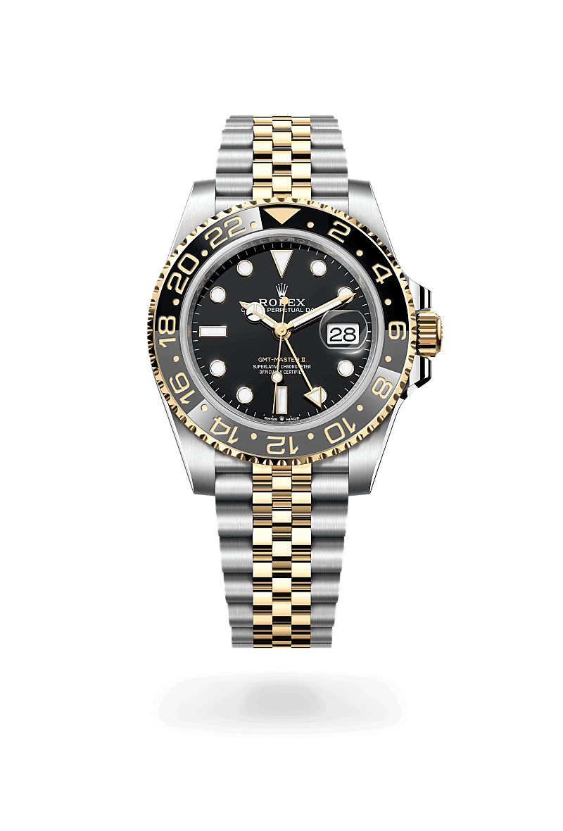Rolex GMT-Master II in Rolesor gelb (Kombination aus Edelstahl Oystersteel und Gelbgold) (M126713GRNR-0001) – Juwelier-Eckstein