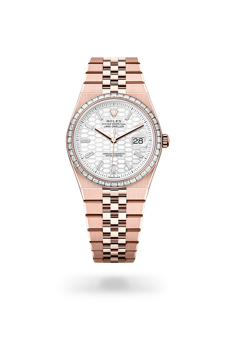 Rolex Land-Dweller 36 in 18 Karat Everose-Gold (M127285TBR-0002) – Juwelier-Eckstein
