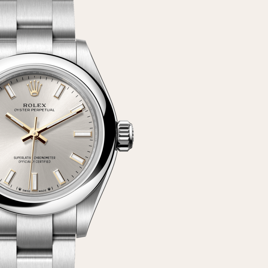 Rolex Oyster Perpetual 28 mit Zifferblatt Silbern (M276200-0001) – Juwelier-Eckstein