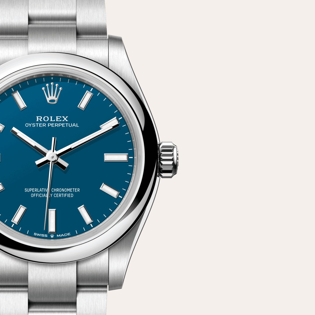 Rolex Oyster Perpetual 31 mit Zifferblatt Blau (M277200-0017) – Juwelier-Eckstein