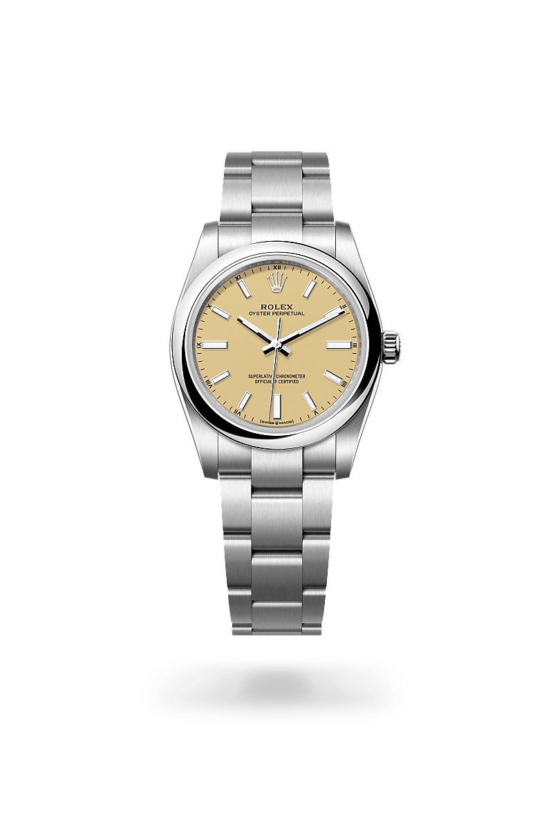 Rolex Oyster Perpetual 34 in Edelstahl Oystersteel (M124200-0007) – Juwelier-Eckstein