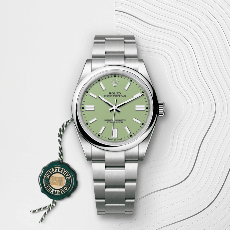 Rolex Oyster Perpetual 41 mit Kaliber 3230, Rolex Manufakturwerk (M134300-0006) – Juwelier-Eckstein