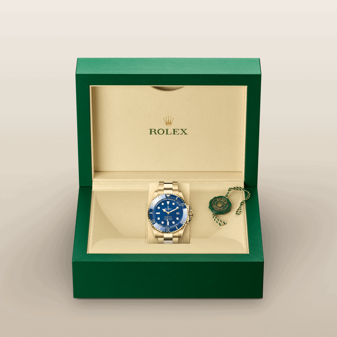Rolex Rolex Deepsea mit Oyster-Band (dreireihig), massive Elemente (M136668LB-0001) – Juwelier-Eckstein