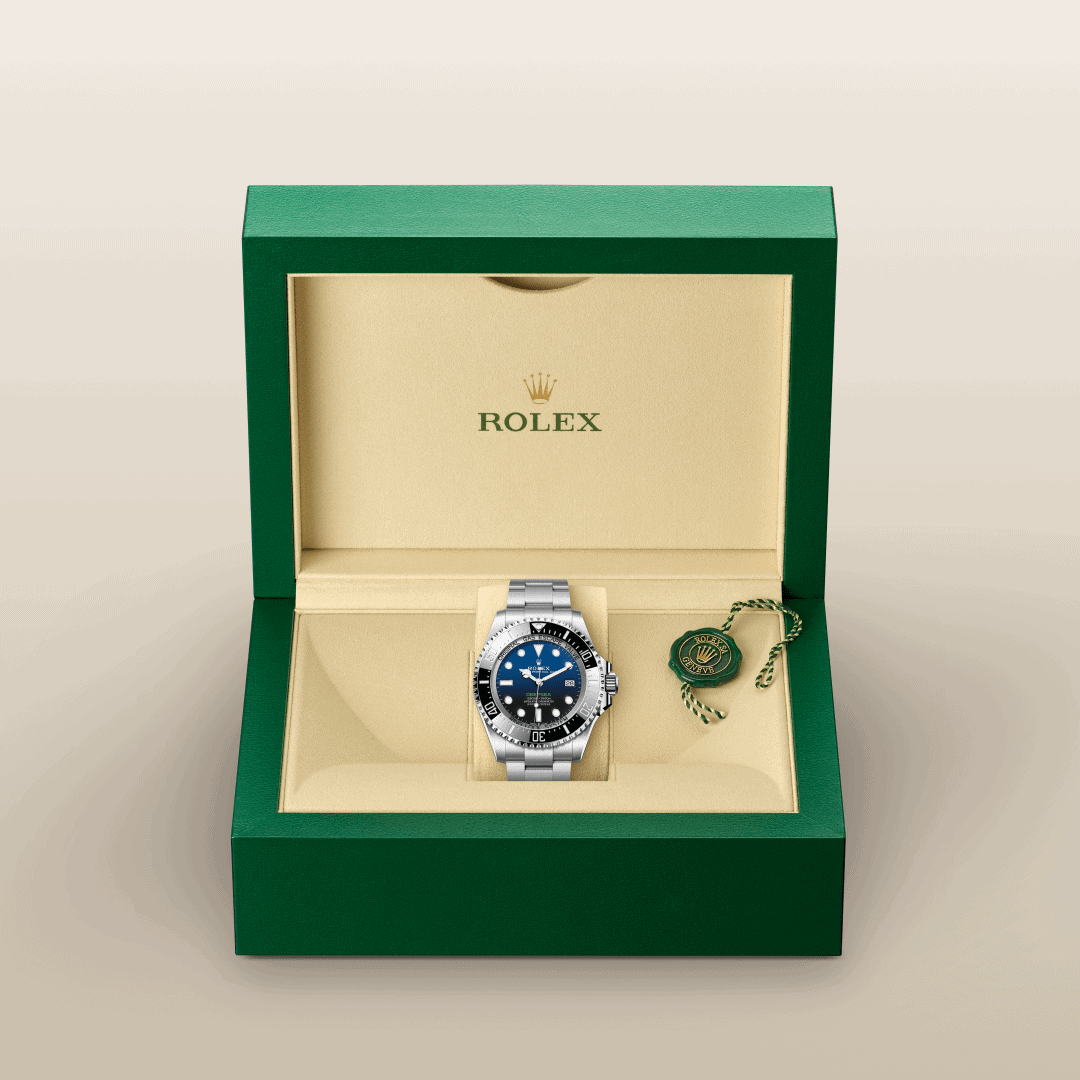 Rolex Rolex Deepsea mit Oyster-Band (dreireihig), massive Elemente (M136660-0005) – Juwelier-Eckstein