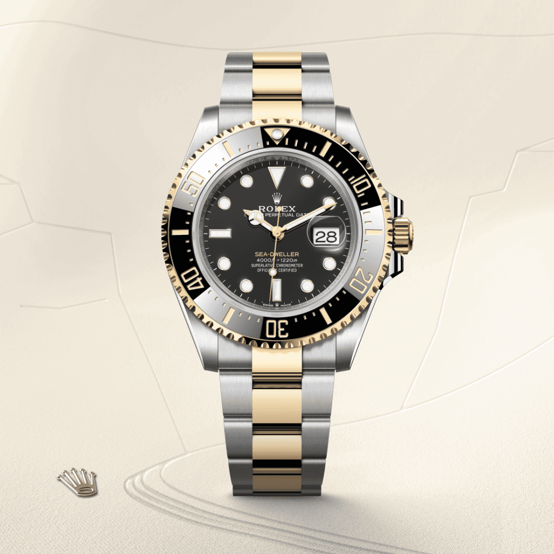 Rolex Sea-Dweller Oyster, 43 mm, Edelstahl Oystersteel und Gelbgold (M126603-0001) – Juwelier-Eckstein