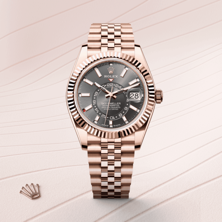 Rolex Sky-Dweller Oyster, 42 mm, Everose-Gold (M336935-0008) – Juwelier-Eckstein