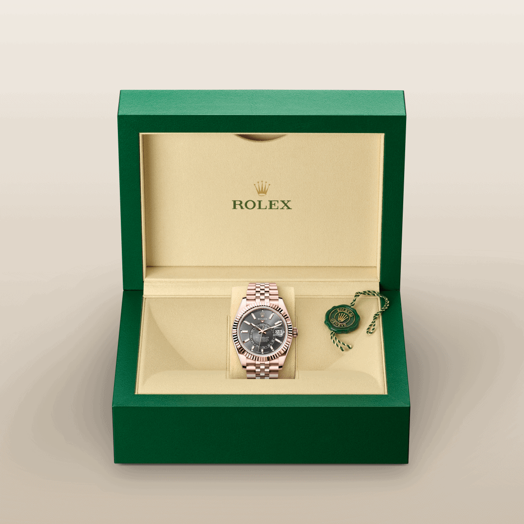 Rolex Sky-Dweller mit Jubilee, fünfreihig (M336935-0008) – Juwelier-Eckstein
