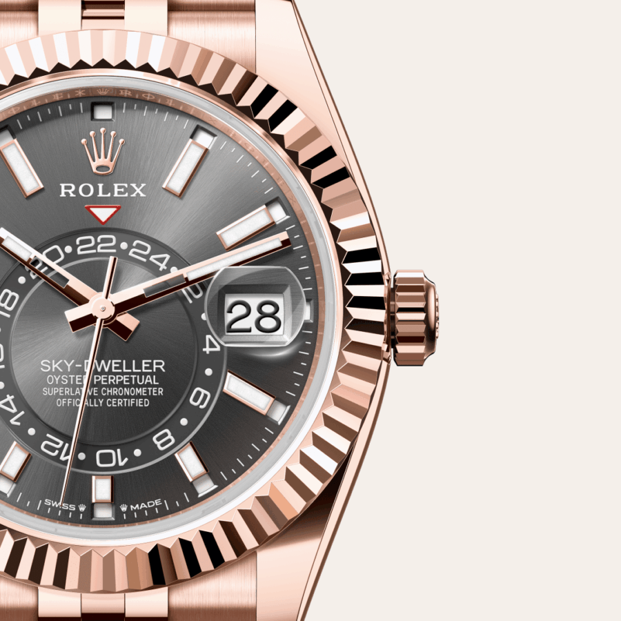 Rolex Sky-Dweller mit Zifferblatt Schiefergrau (M336935-0008) – Juwelier-Eckstein