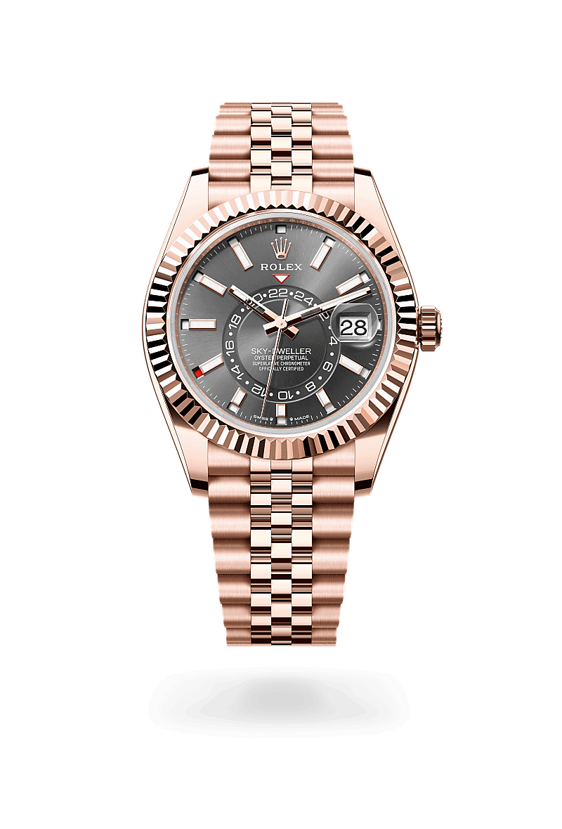 Rolex Sky-Dweller in 18 Karat Everose-Gold (M336935-0008) – Juwelier-Eckstein
