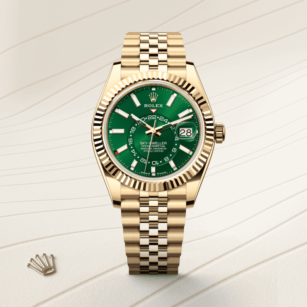 Rolex Sky-Dweller Oyster, 42 mm, Gelbgold (M336938-0008) – Juwelier-Eckstein