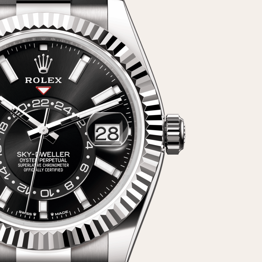 Rolex Sky-Dweller mit Zifferblatt Strahlend schwarz (M336239-0002) – Juwelier-Eckstein