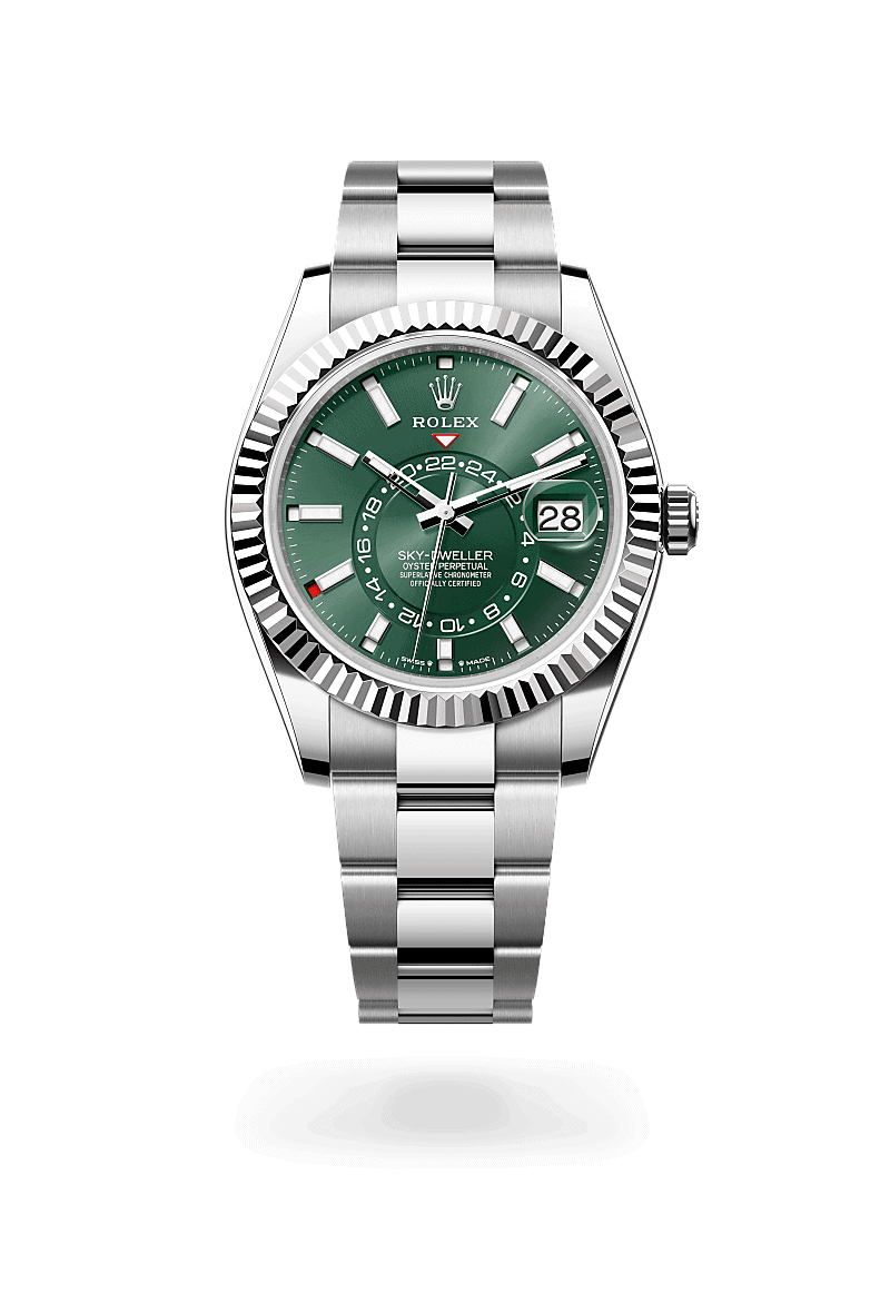 Rolex Sky-Dweller in Rolesor weiß (Kombination aus Edelstahl Oystersteel und Weißgold) (M336934-0001) – Juwelier-Eckstein