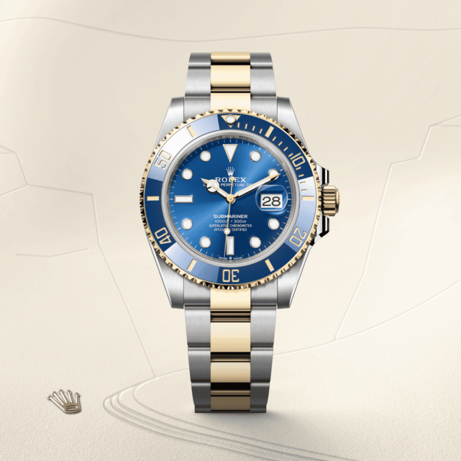 Rolex Submariner Date Oyster, 41 mm, Edelstahl Oystersteel und Gelbgold (M126613LB-0002) – Juwelier-Eckstein