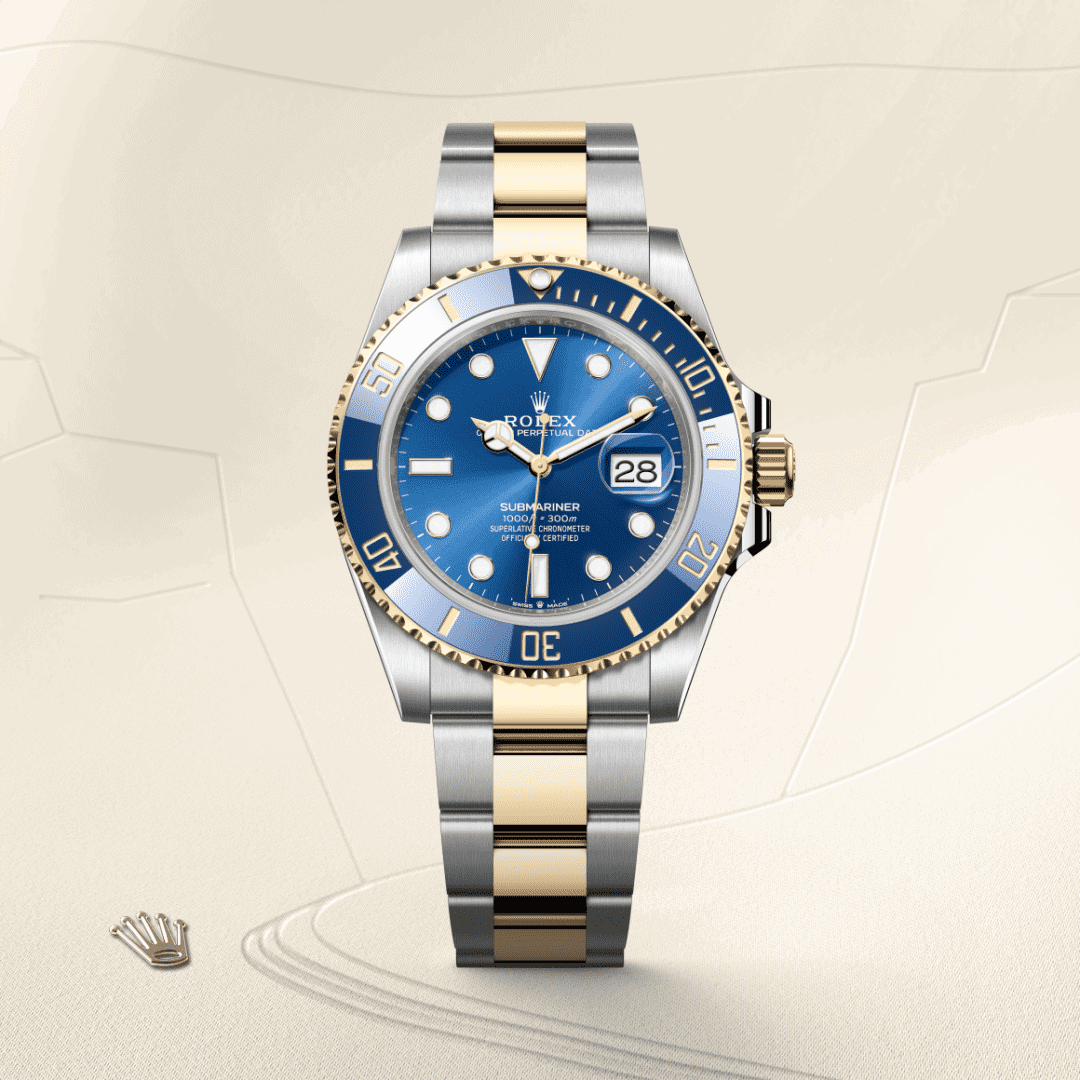 Rolex Submariner Date Oyster, 41 mm, Edelstahl Oystersteel und Gelbgold (M126613LB-0002) – Juwelier-Eckstein
