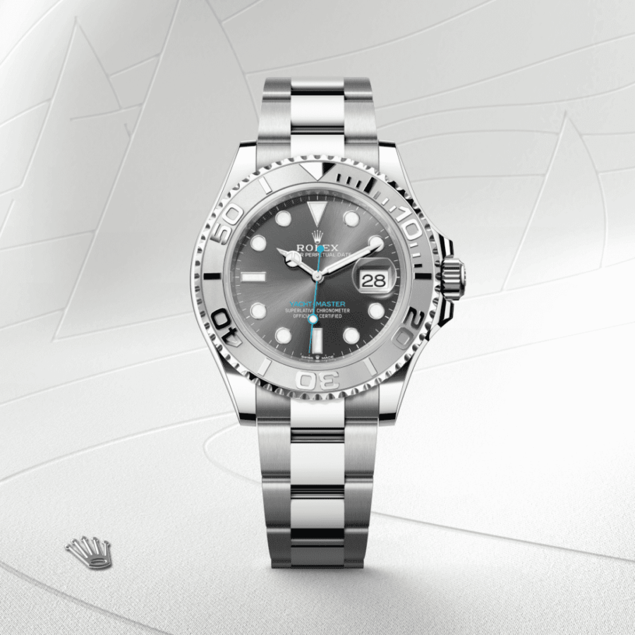 Rolex Yacht-Master 40 Oyster, 40 mm, Edelstahl Oystersteel und Platin (M126622-0001) – Juwelier-Eckstein