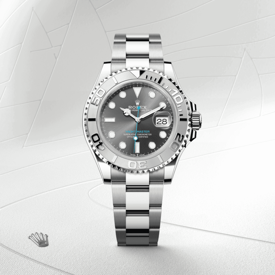 Rolex Yacht-Master 40 Oyster, 40 mm, Edelstahl Oystersteel und Platin (M126622-0001) – Juwelier-Eckstein