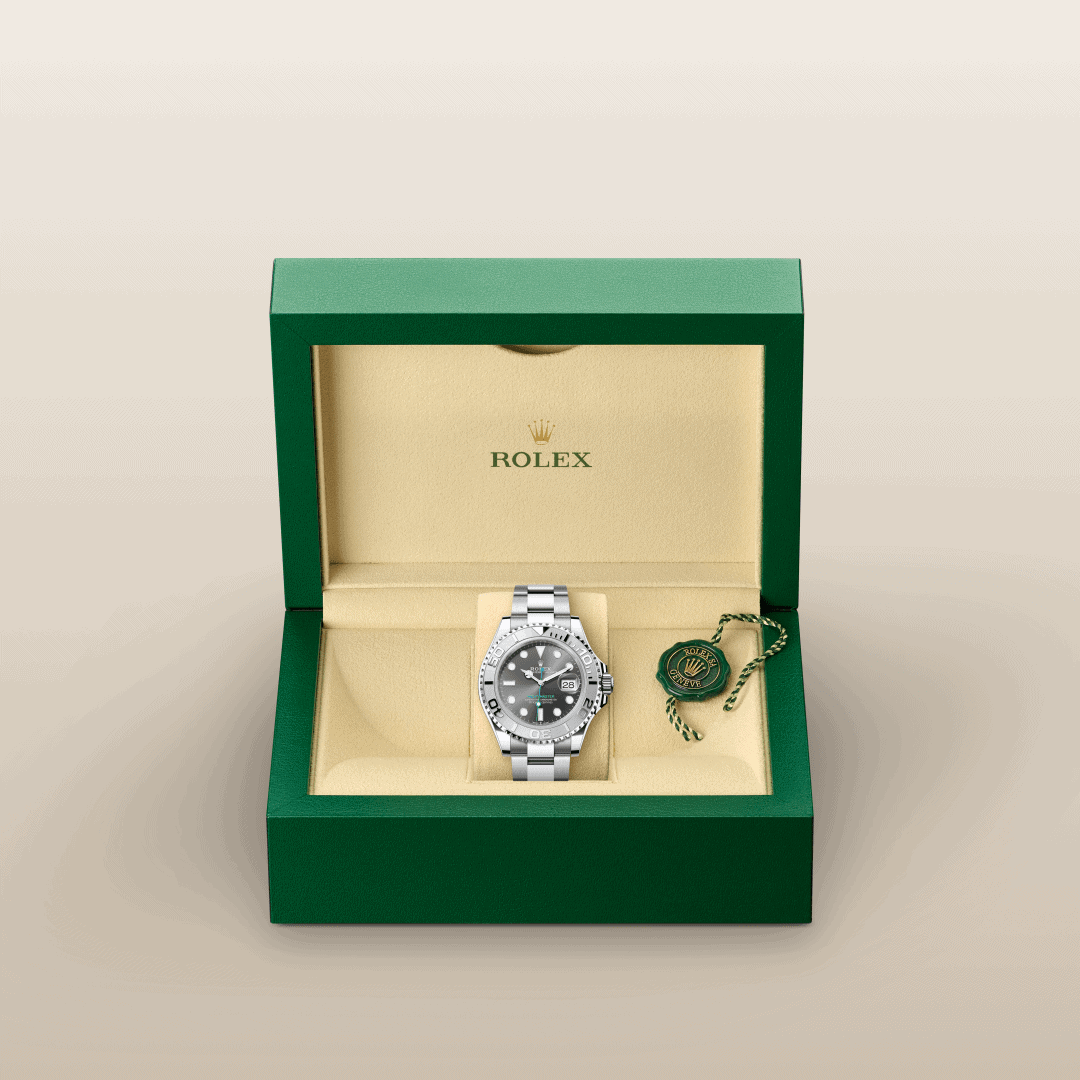 Rolex Yacht-Master 40 mit Oyster-Band (dreireihig), massive Elemente (M126622-0001) – Juwelier-Eckstein
