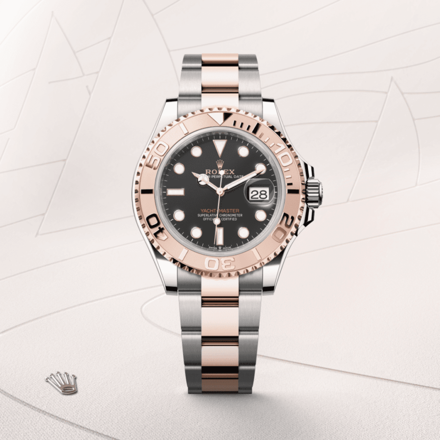 Rolex Yacht-Master 40 Oyster, 40 mm, Edelstahl Oystersteel und Everose-Gold (M126621-0002) – Juwelier-Eckstein
