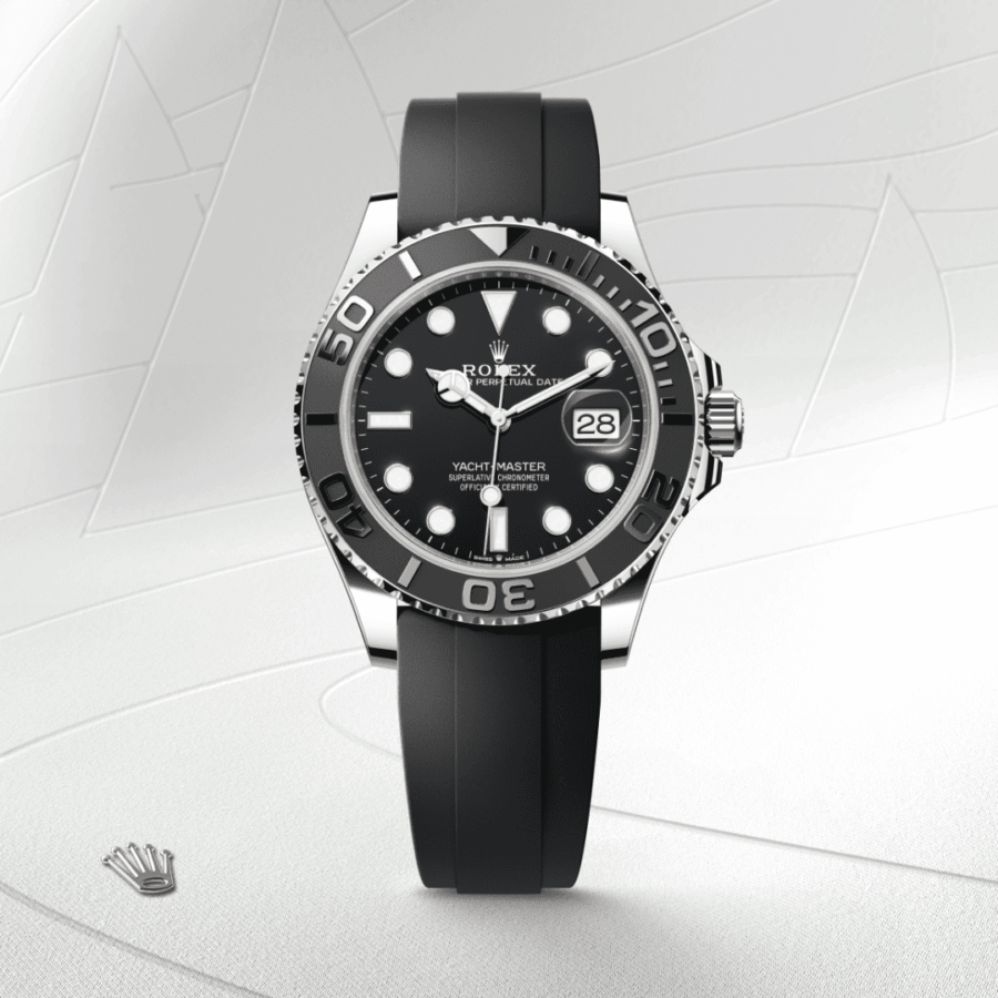 Rolex Yacht-Master 42 Oyster, 42 mm, Weißgold (M226659-0002) – Juwelier-Eckstein