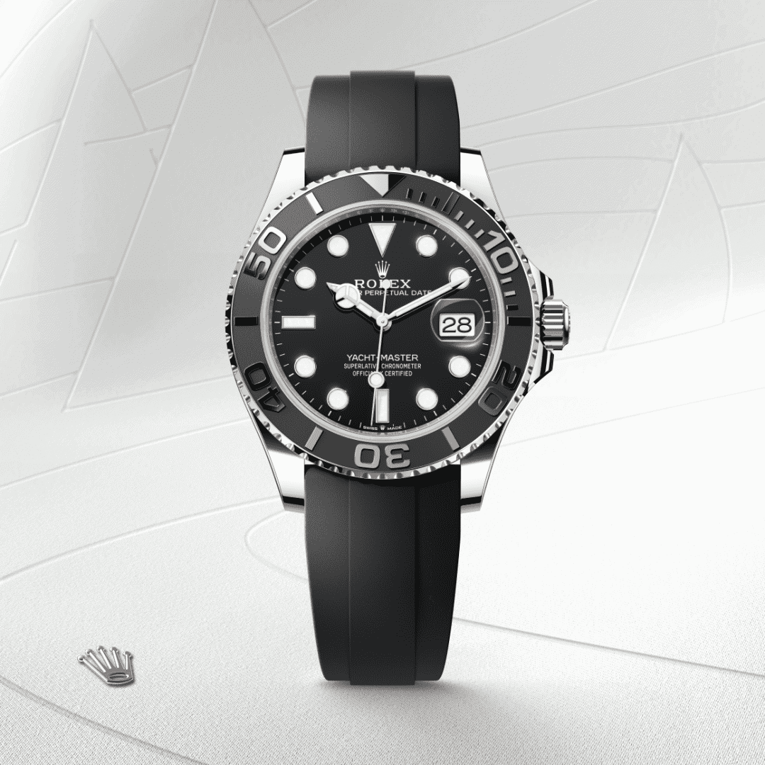 Rolex Yacht-Master 42 Oyster, 42 mm, Weißgold (M226659-0002) – Juwelier-Eckstein